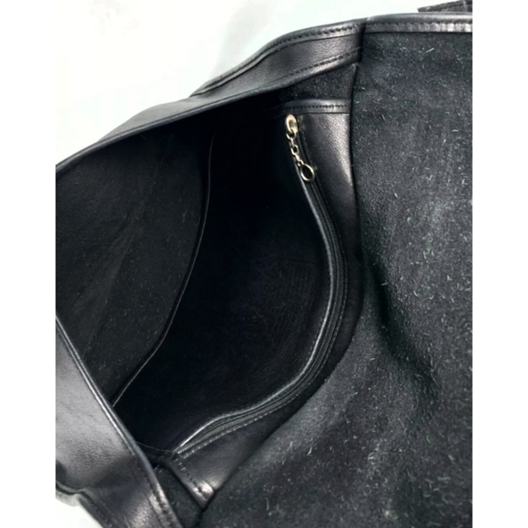 Coach 9134 Vintage Black Leather Legacy Saddle Bag - Picture 6 of 9